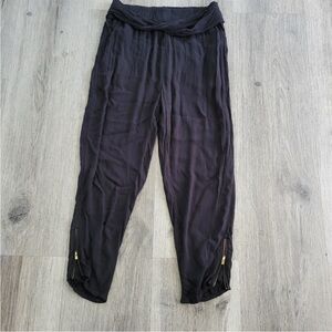 Free People Black Relaxed Pants